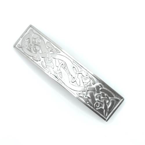 Barrette, Zoomorphic, Pewter, French Back Clip