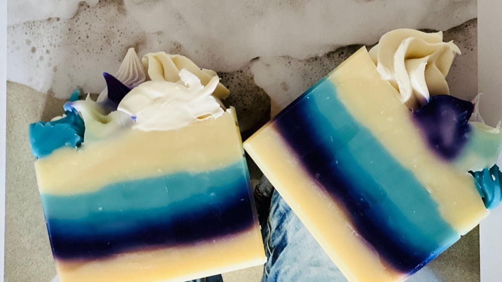 Bar Soap, Royal Blue Summer, Vegan-friendly, Palm Free