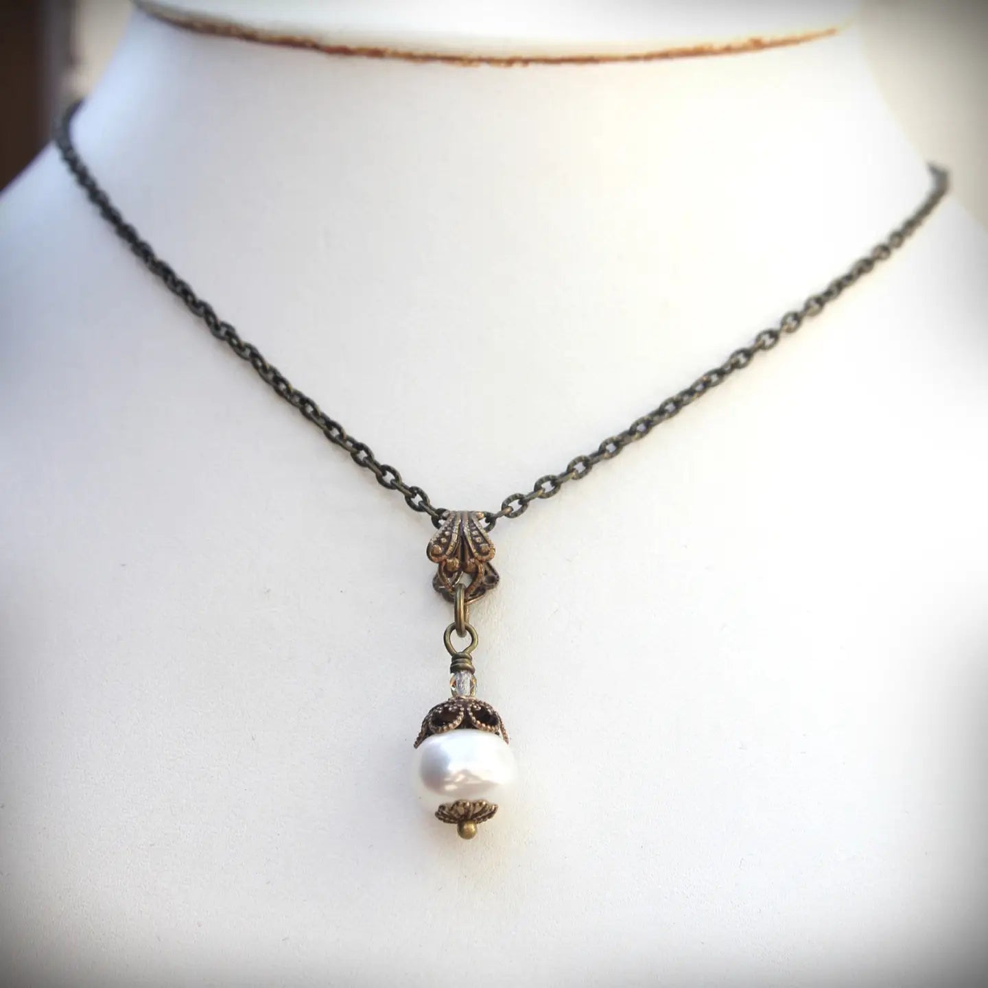 Necklace, Freshwater Pearl, Vintage Style