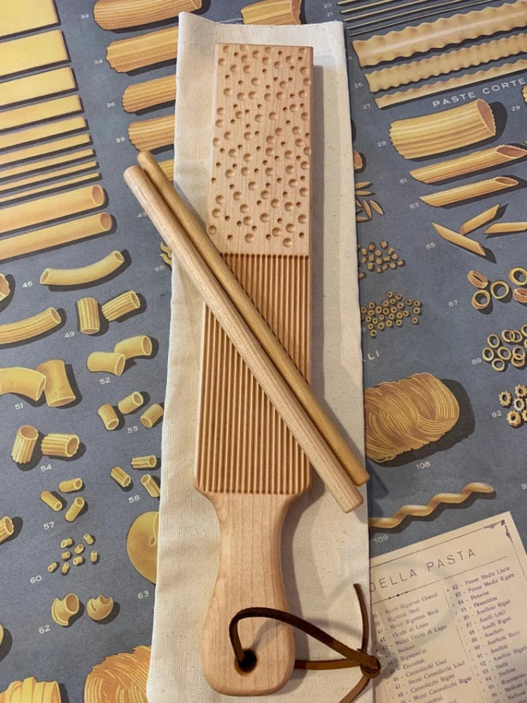Combination Paddle Board, Pasta, Wood, Double Sided
