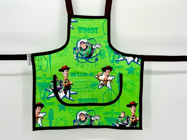 Apron, Young Boy, Woody & Buzz, Cotton/Polyester