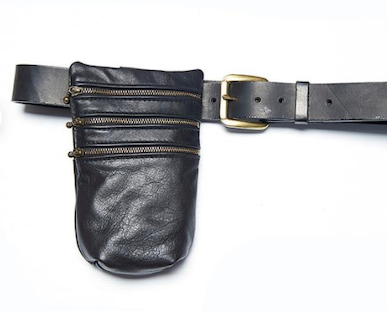 Cell Phone Pouch, The Joey, Leather, Loop for Belt (+ Options)