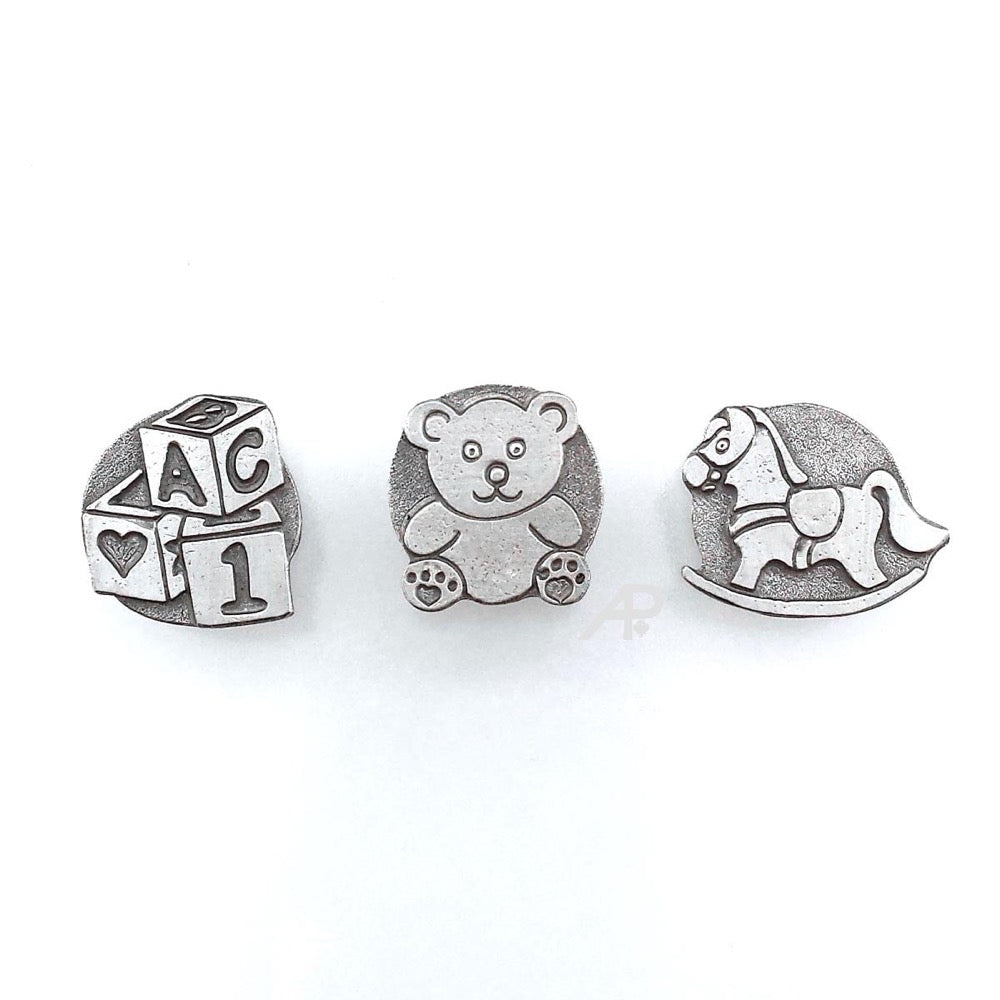 Magnets, Pewter, Children's Toys themed, (+ Options)