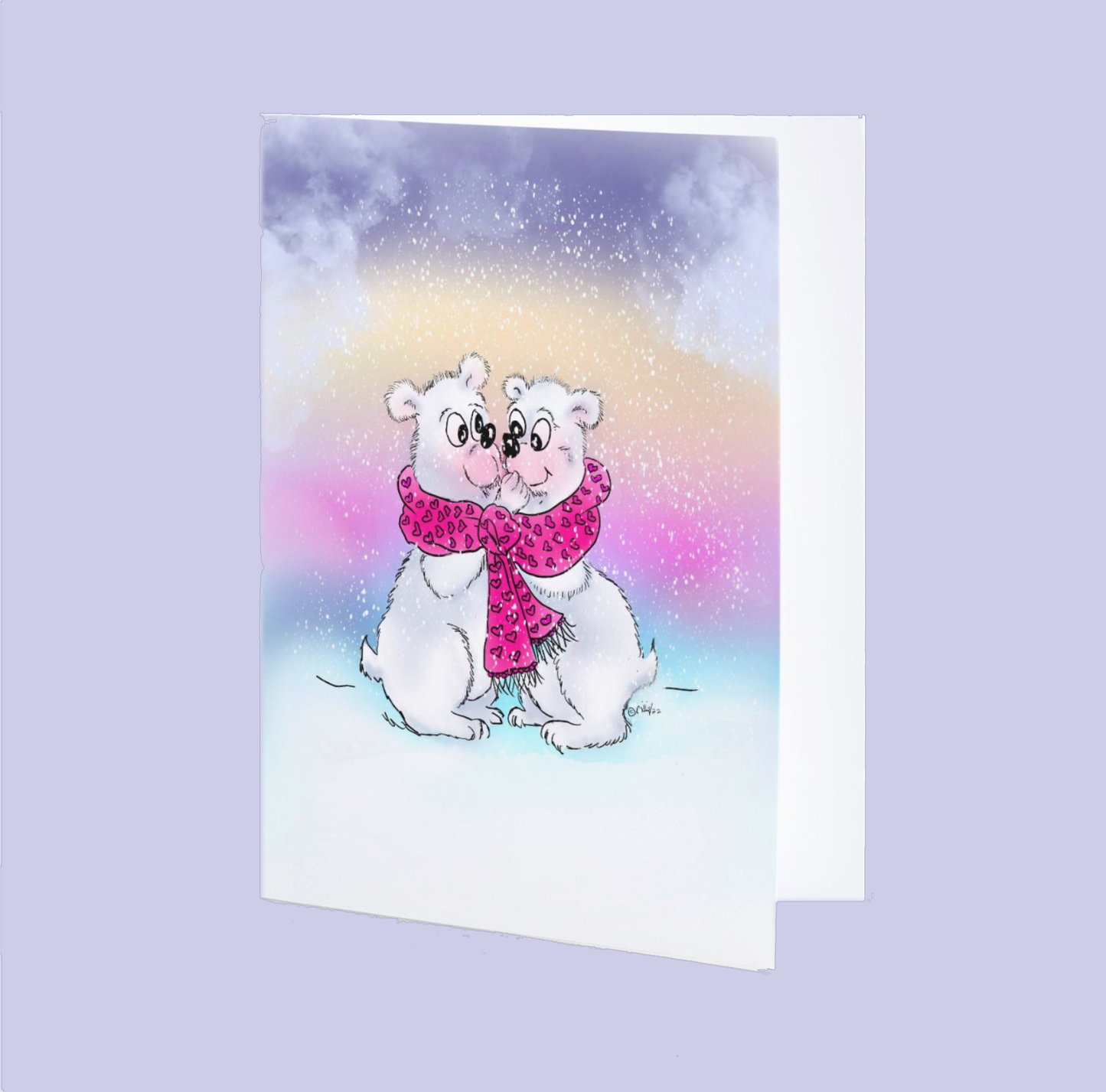 Valentine's Day Card, Valentine Bears