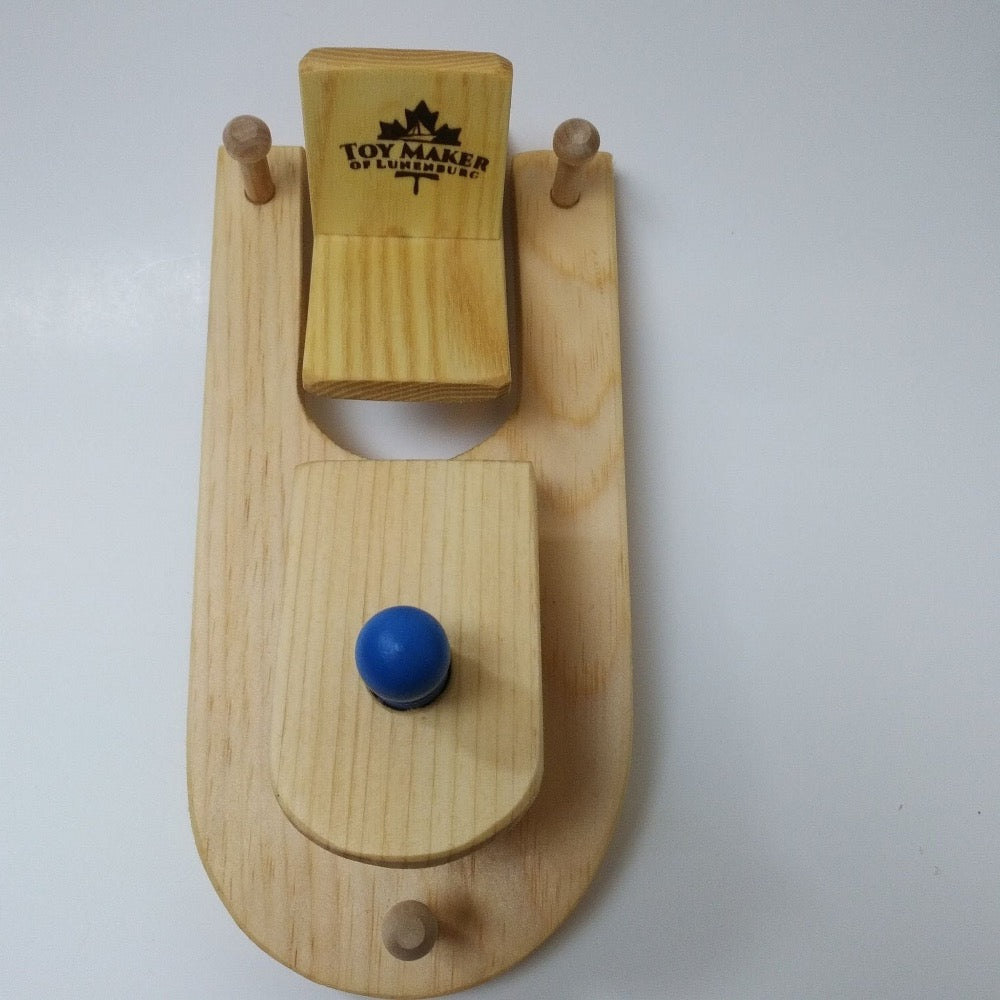 Paddle Toy Boat, Wooden, Elastic Powered, Kids