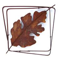 Wall Sculpture, Oak Leaf Frame